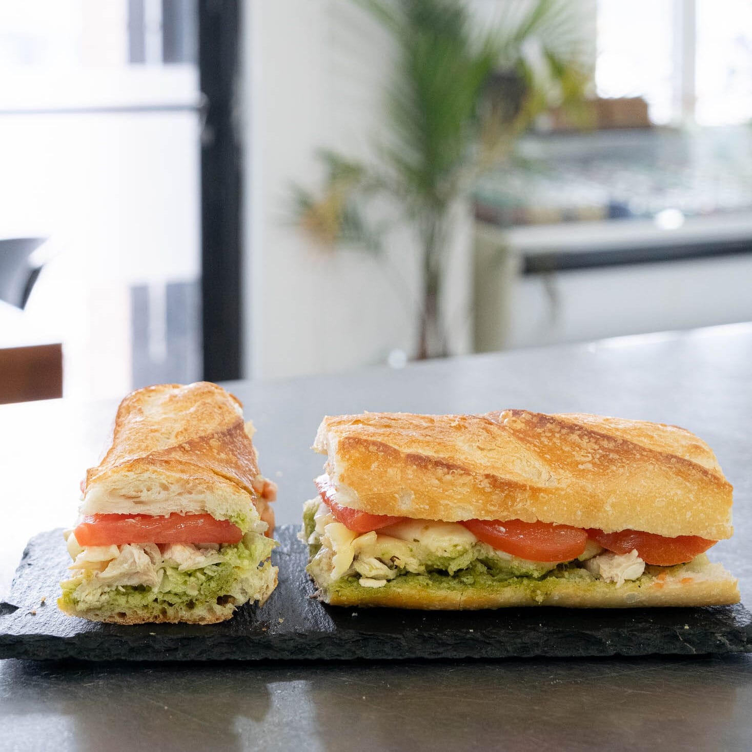 Sandwich Poulet Pesto